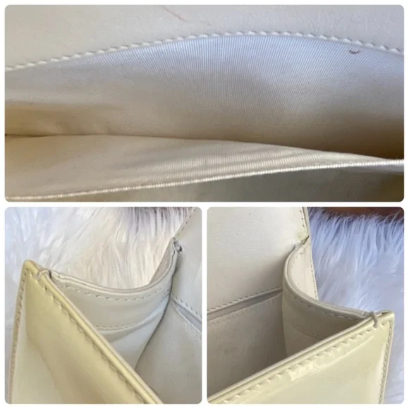 ⭐️⭐️GORGEOUS⭐️⭐️ CHANEL Reverso Boy Flap Bag patent leather Crossbody Bag - Picture 15 of 17